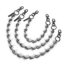 Skull Chain Men Jeans Pant Chain Goth Strong Key Chain Punk Metal Trouser Chain