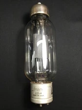 AMPEREX 221-1 Black Plate Large TRANSMITTING VACUUM TUBE USA Tested Y.7321-D