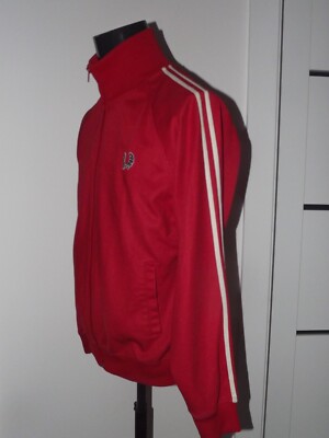 80’s FRED PERRY Track Jacket Red Fred Perry - Track Jacket J6000 oxblood 597, 90,00 €