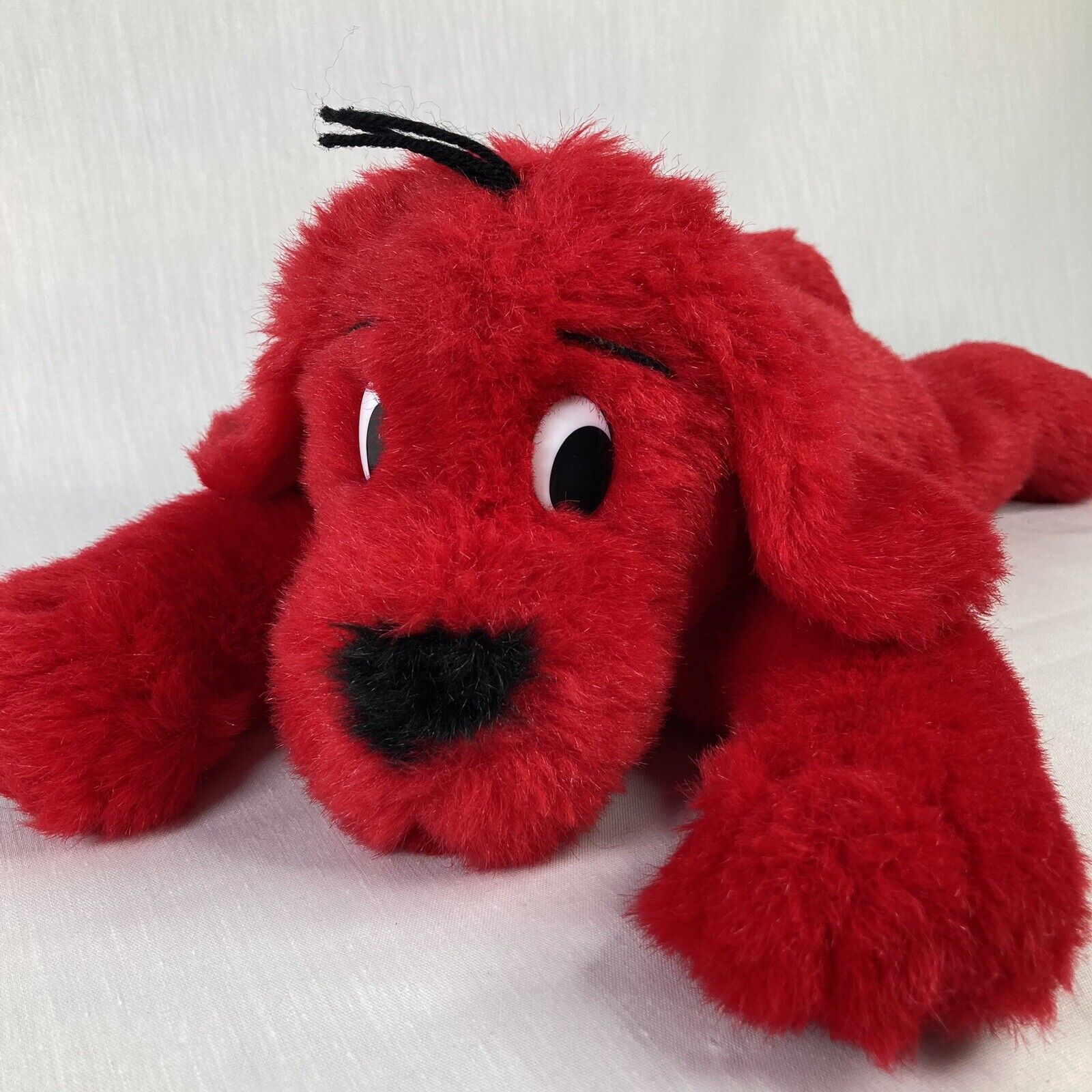 Clifford The Big Red Dog Plush Stuffed Animal Side Kicks Scholastic 2001, 15”