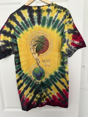 Vintage 96 Lithuania Basketball XL Grateful Dead Tie-Dye Shirt