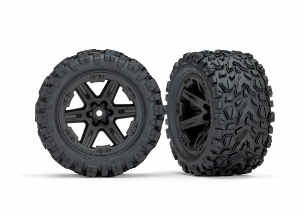 Traxxas Rustler 2wd Rear Mounted Wheels 