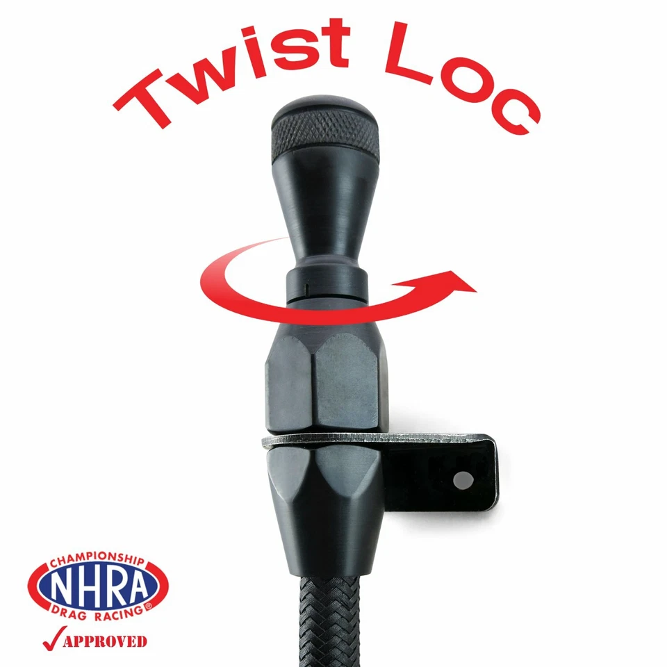 Varilla de medición de aceite de motor Ford BB negra de acero inoxidable American Shifter ASCEDB10 rat Foto 4 de 4