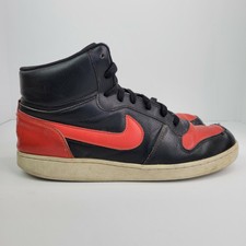Nike Ebernon Low Black Habanero Red 