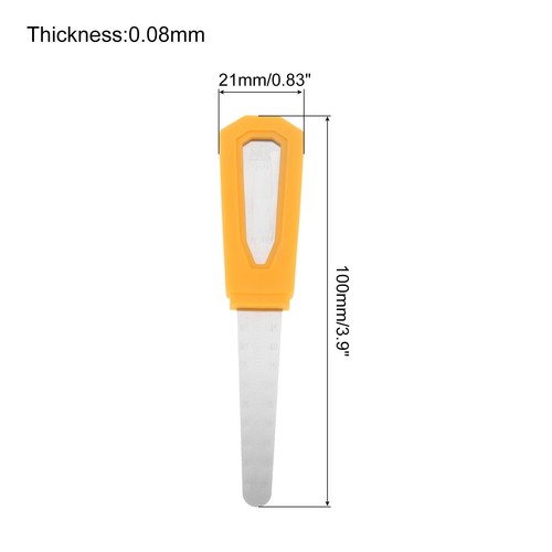 Narzędzie do naprawy otwierania ostrza Spudger Pry Blade 0,08 mm ultra cienkie do telefonu komórkowego, żółte - Zdjęcie 2 z 5