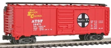 MRC 83438 N Scale Model Power 40' Box Car-ATSF