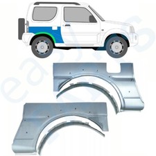 SUZUKI JIMNY 1998-2018 Tôle de réparation Arrière / Lot de 4 Pièces