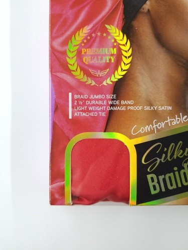 Magic Wide Band Silky Satin Hair Braid Bonnet Cap Jumbo - Bild 40 von 41