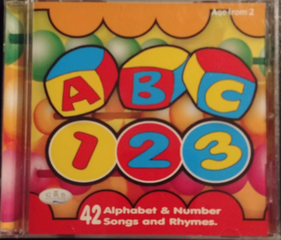 Various Artists ABC 123 42 Alphabet & Number Songs and MUSIC CD