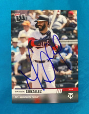 2019 TOPPS NOW MARWIN GONZALEZ TWINS SIGNED AUTOGRAPHED AUTO CARD #OD-150 W/COA