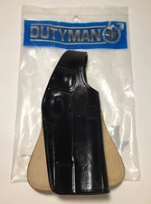 Dutyman 8011 Right Hand RH Paddle Holster Black Leather Colt .45