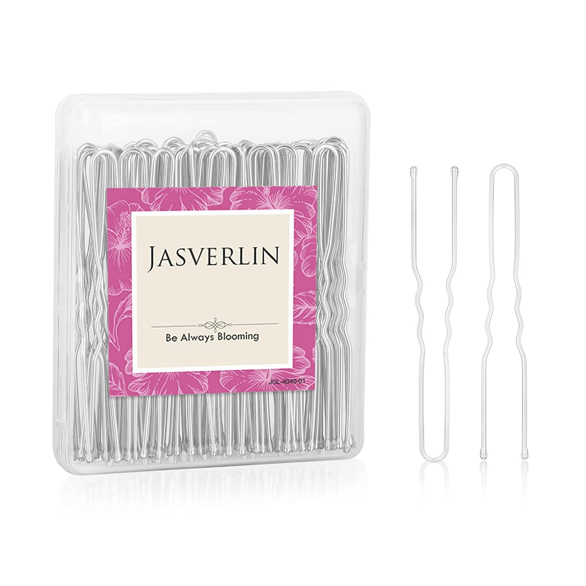 New?Anthropologie -Shell Bobby Pins, Set of 4 Large Bobby Pins Brown,Morgles 2.75 main image 2