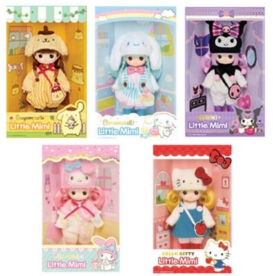 Sanrio Characters x Little Mimi 6 Styles Figure Doll Korean Toy