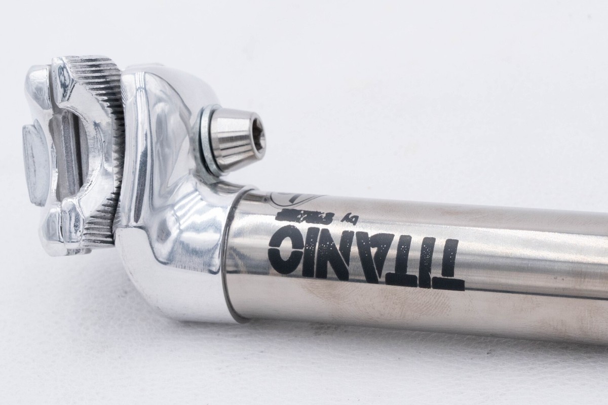 NOS SELCOF TITANIUM SEATPOST 25.4 26.8 mm 1 BOLT 230 mm