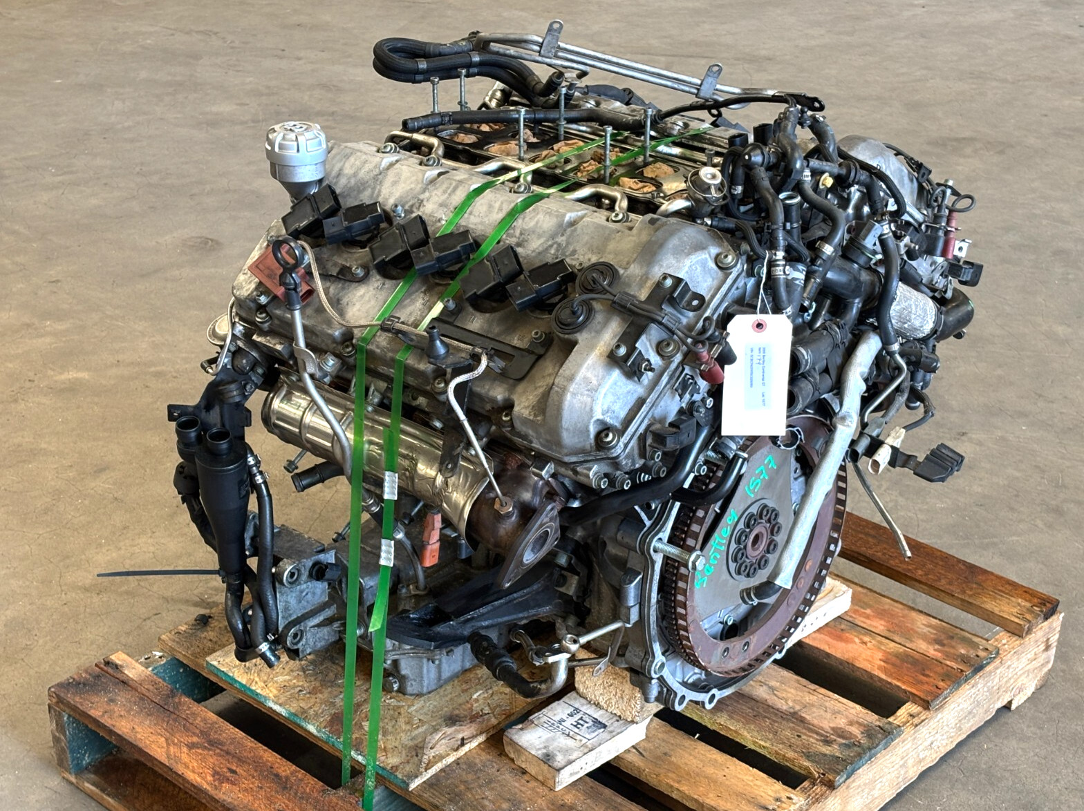 03-07 Bentley Continental GT 6.0L W12 Engine Motor Block Assembly 123k 1577 OEM