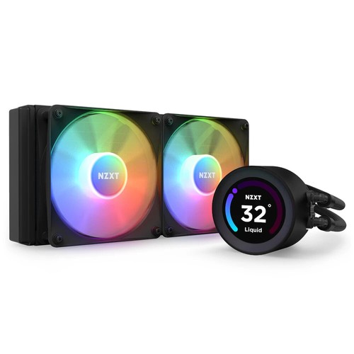“NZXT Kraken Elite RGB 240mm - RL-KR24E-B1 – RGB AIO CPU Liquid Cooler - 第 1/6 張圖片