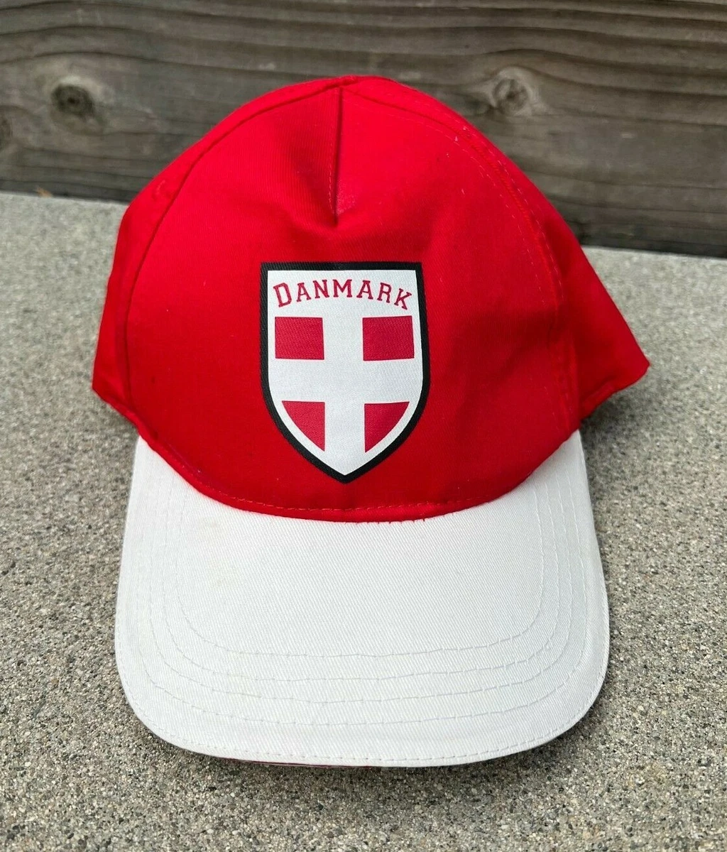 H M Big Kid s Denmark Red Baseball Cap Hat Adjustable 11 12 Years