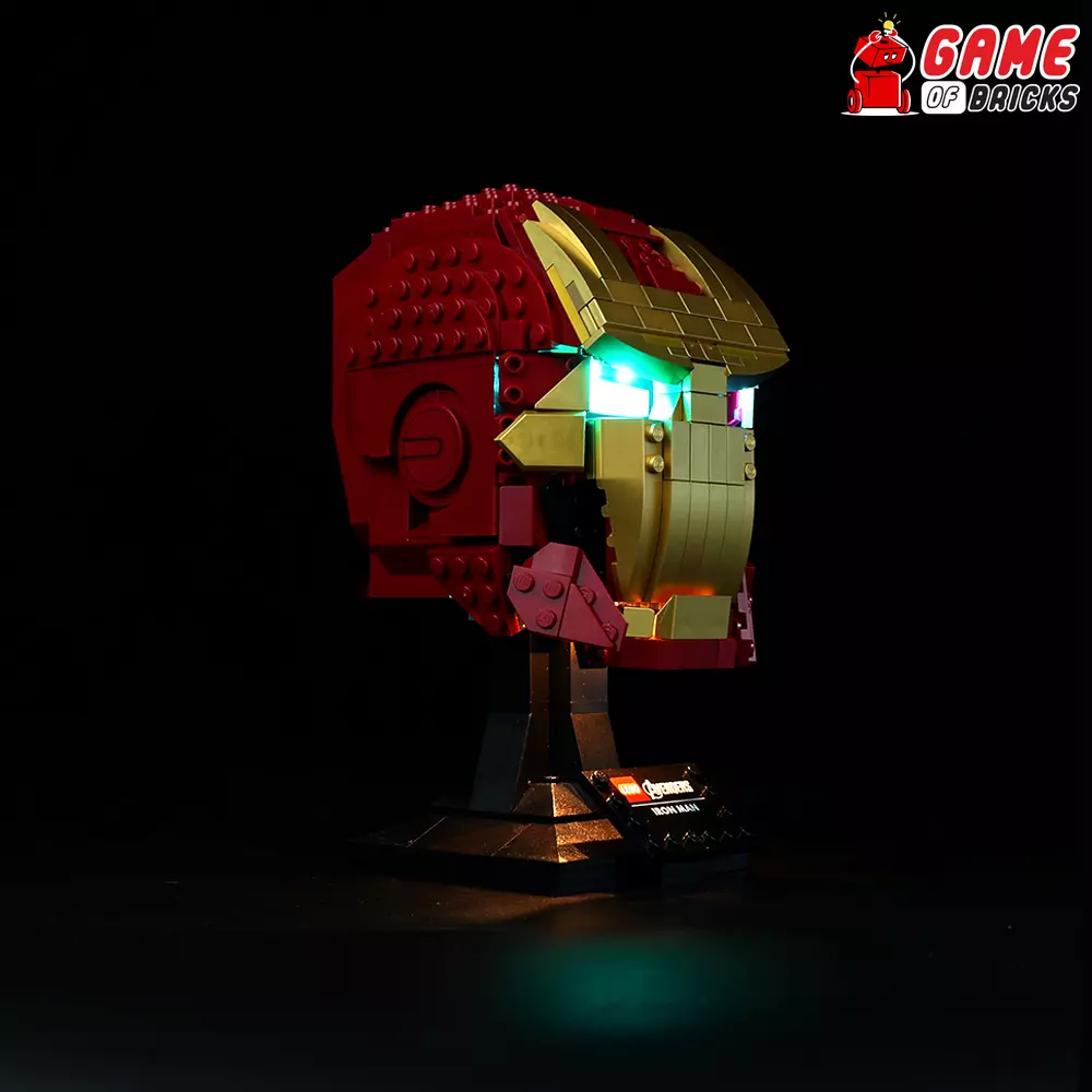 Lego iron man outlet helmet set