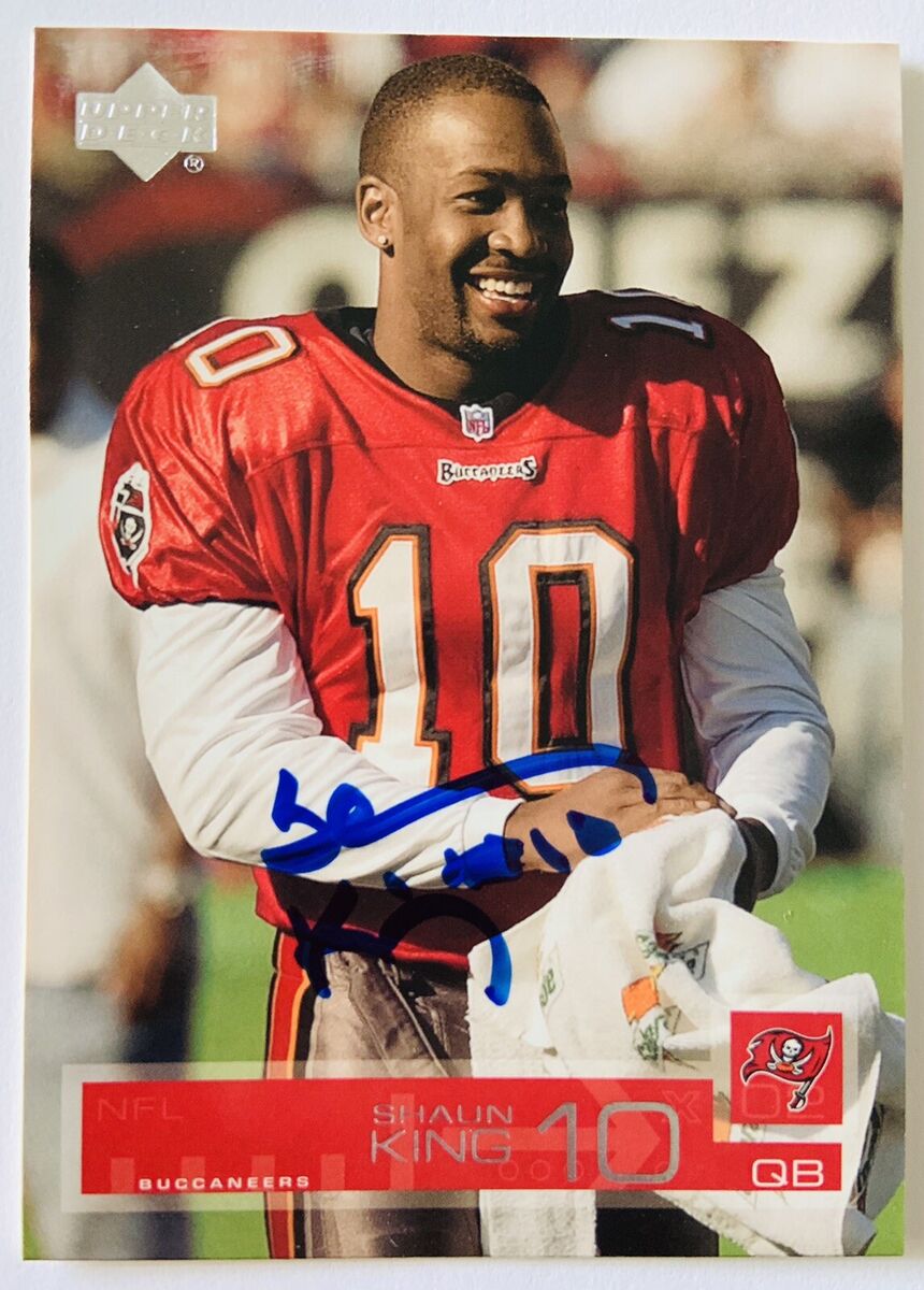 Shaun King Buccaneers Autographed 2002 Upper Deck Football Shaun King Buccaneers Autographed 2002 Upper Deck Football