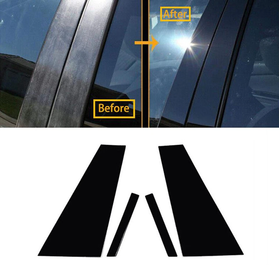 Nuevos postes de pilar moldura de ventana para Mercedes-Benz Clase CLS 2012-2016 Foto 2 de 4