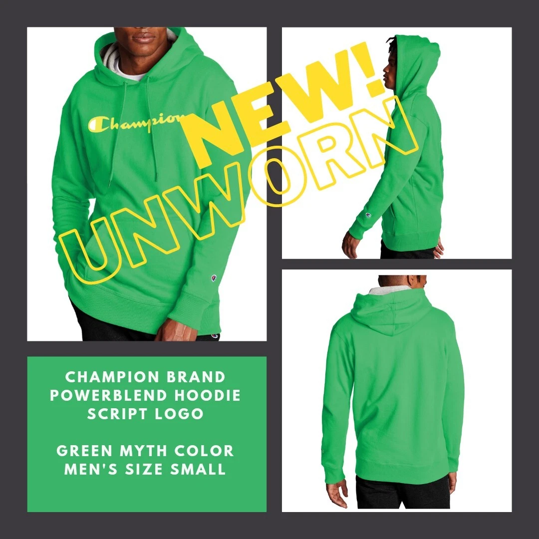 Champion Hoodie - menu0026#039;s small - NEW! Myth Green Color | eBay