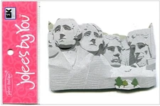 Mount Rushmore, scrapbook 3D embellishment Jolee's by You JJDB025