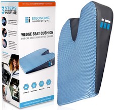 Ergonomic Innovations Wedge Car Seat Cushion For Driving Memory Foam For Car Ergonomic Innovations Wedge Car Seat Cushion For Driving Memory Foam For Car