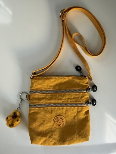 *KIPLING*  Keiko crossbody small bag* spicy gold* EUC!* - 第 1/11 張圖片