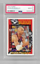 1993 TOPPS BASKETBALL CARD #1 HOF CHARLES BARKLEY PSA 10 LOW POP PHOENIX SUNS