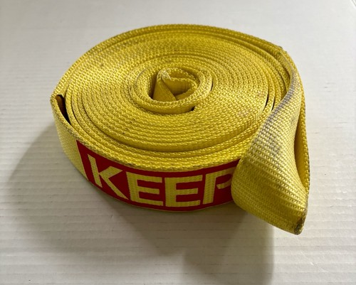 Keeper 89922 2"  x 20' Yellow Vehicle Recovery Strap 7000 lbs - Picture 1 of 2