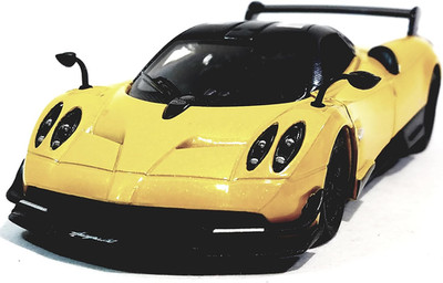 - 2016 Pagani Huayra BC 5'' 1:38 Scale Die Cast Metal Model Toy Car W/Pullback Ac