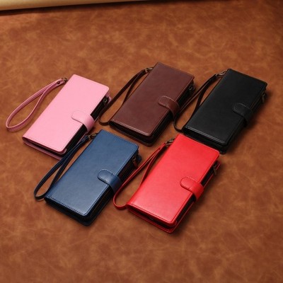 Reißverschluss Leder Brieftasche Handy Hülle für Xiaomi 17 14 15 15T 17T 14T POCO X7 M6 X8