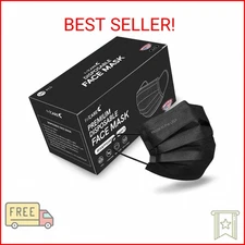 FriCARE Made in USA Disposable Face Masks, 4-Ply ASTM Level 3 Medical Grade, Bre