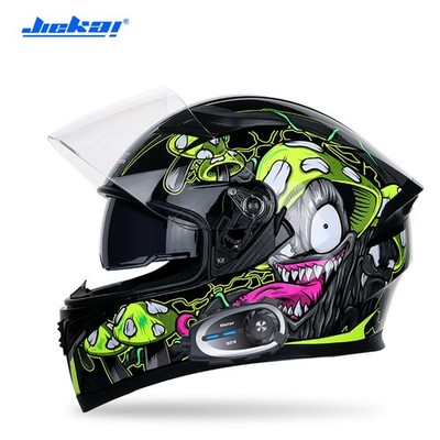 Motorcycle Bluetooth Intercom Helmet Built-in Camera System Motorbike Helmets