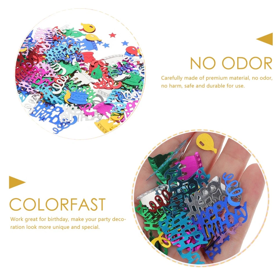 1 Bag Birthday Sequins Birthday Decoration Table Scatters birthday decor - Image 2 of 4