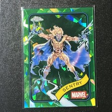 2025 Topps Marvel Comics Chrome Sapphire #168 Sentry GREEN SAPPHIRE /99