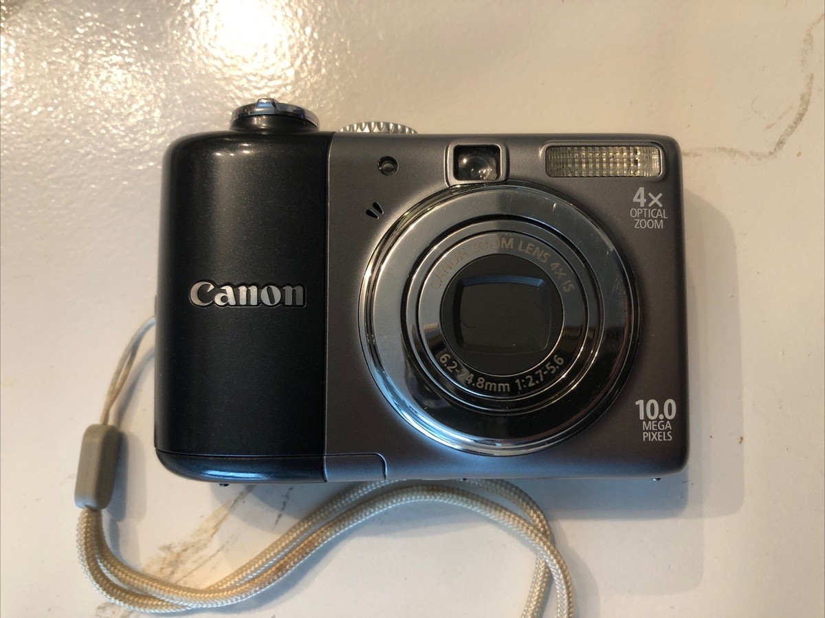 Canon PowerShot A1000 IS 10mp 4X Zoom Digital Camera Tested 16GB