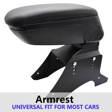 Universal Sliding Armrest Content Box Central Console Black New Container