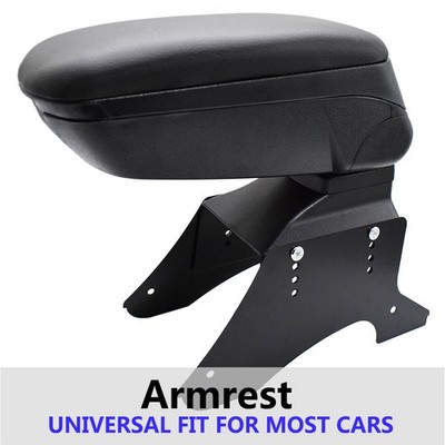 Universal Sliding Armrest Content Box Central Console Black  New Container