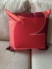 FIFA World Cup 2026 Logo Square Decorative Throw Pillow, Polyester Red/White — photo 2