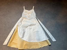 Kleid festlich Blumenmädchen Gr. 98/104 crem...