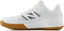 New New Balance Men's Fresh Foam 3000 V7 Turf-Trainer Baseball Shoes Sz 8 Wht/Bk