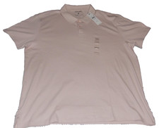79 Calvin Klein Mens Short Sleeve Cotton Stretch Logo Polo Shirt Pink XXL 2XL