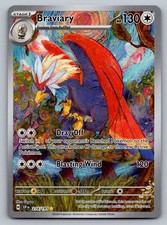 Pokémon TCG Surging Sparks Braviary 214/191 Illustration Rare Holo Nm  on eBay