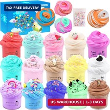15Pack Butter Slime Kit with Scented DIY Slime for Girls and Boys, Super Soft, N