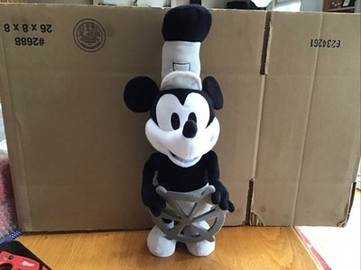 Disney Mickey Mouse 90th Special Edition Steamboat Willie Plush