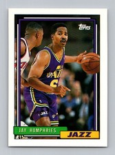 1992-93 Topps #372 Jay Humphries Near Mint or Better