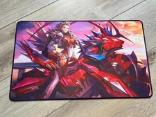 Manamoon Art Amanda Lapalme yugioh/pokemon Professor Sada 5's Rubber Playmat