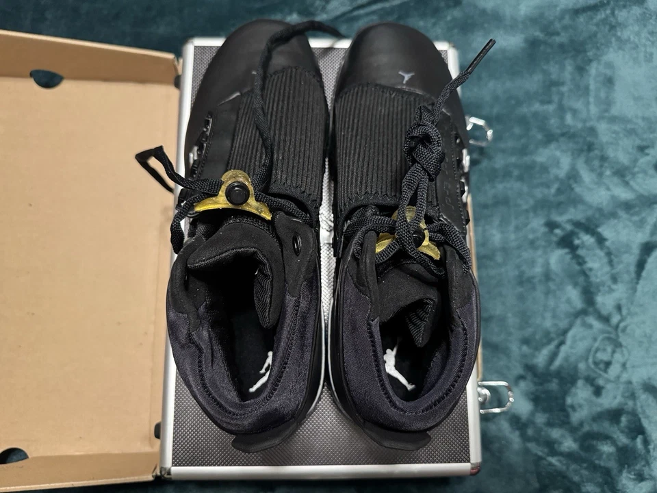 Talla 11 - Air Jordan 17 OG Negro Metálico Plateado NUEVO EN CAJA ORIGINAL Y MALETA!!!!! Foto 4 de 4