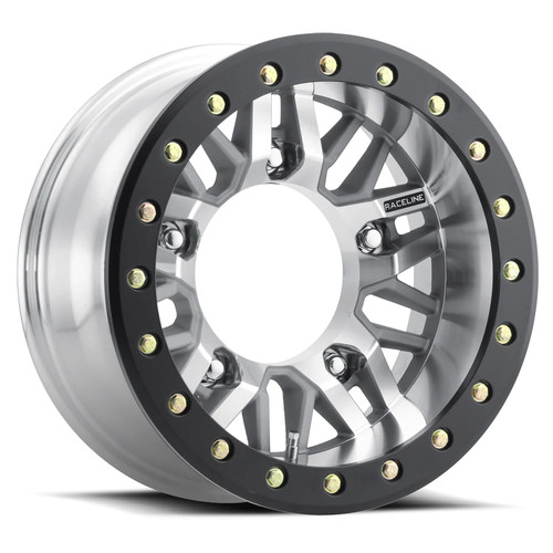 15x4.5 Raceline RTM291 Ryno Machined BEADLOCK Wheels 5x205 (-24mm) Set of 4 - Zdjęcie 1 z 5